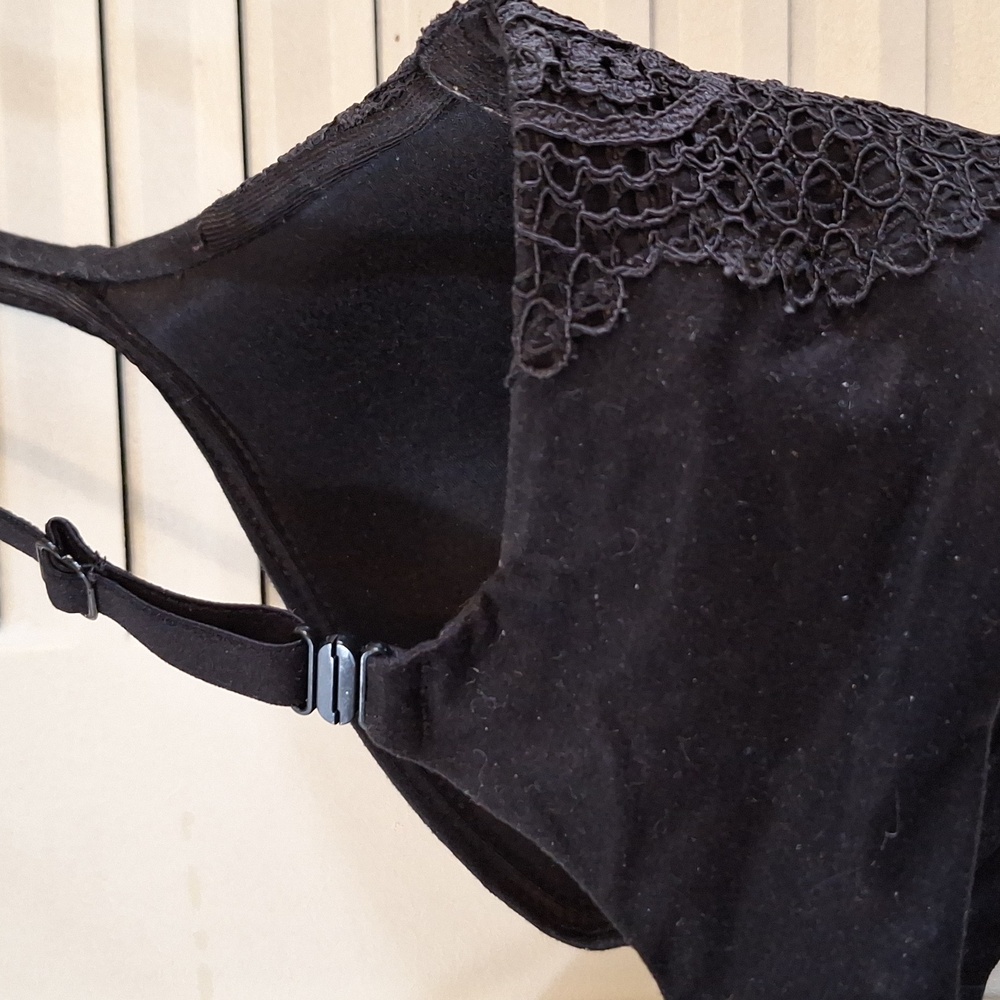 Victoria Secret Body By Victoria L8ned Demi Black Lace Bra - Picture 4 of 4
